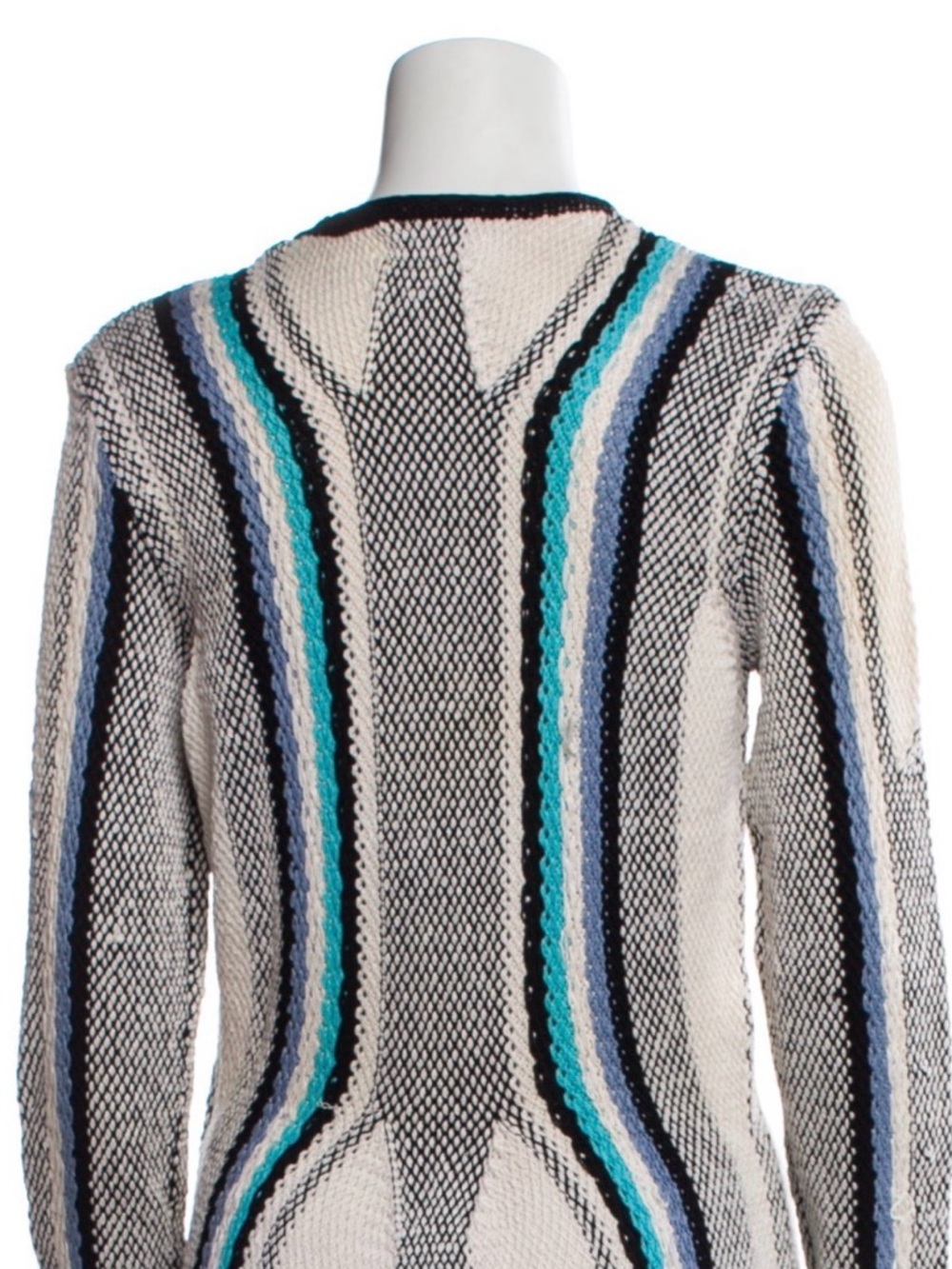 Peter Pilotto Scoop-Neck Striped Knit Sweater - Picture 9 of 15